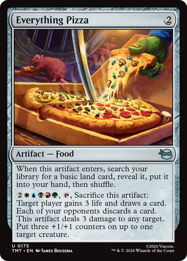 Everything Pizza (Foil) | Teenage Mutant Ninja Turtles、Magic: The Gathering、kayou