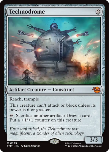 Technodrome (Foil) | Teenage Mutant Ninja Turtles、Magic: The Gathering、kayou