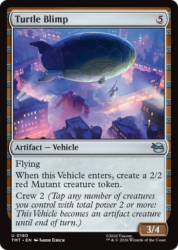 Turtle Blimp (Foil) | Teenage Mutant Ninja Turtles、Magic: The Gathering、kayou