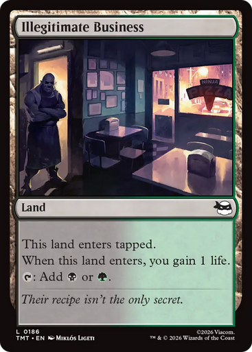 Illegitimate Business (Foil) | Teenage Mutant Ninja Turtles、Magic: The Gathering、kayou