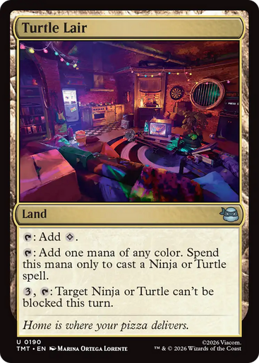 Turtle Lair (Foil) | Teenage Mutant Ninja Turtles、Magic: The Gathering、kayou