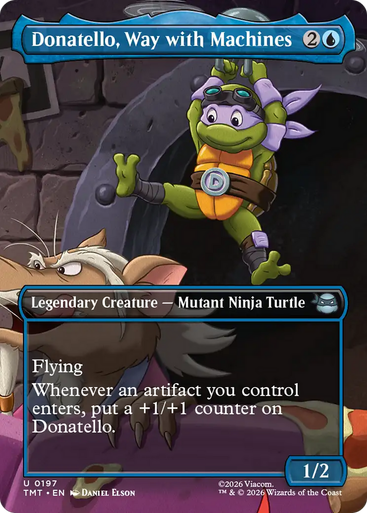 Donatello, Way with Machines (Borderless Scene Foil) | Teenage Mutant Ninja Turtles、Magic: The Gathering、kayou