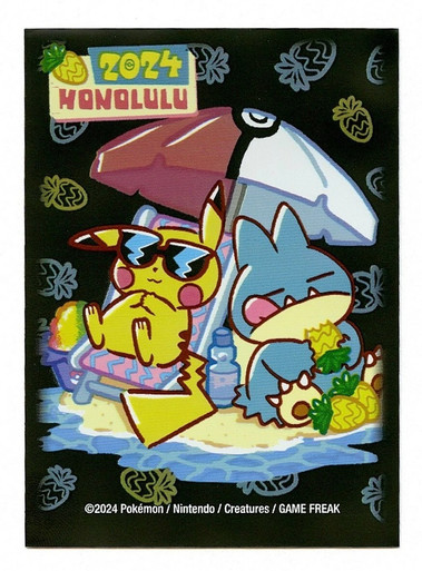 Pokemon Worlds Championships Honolulu 2024 Pikachu & Munchlax Sleeves (65)、Pokemon、kayou