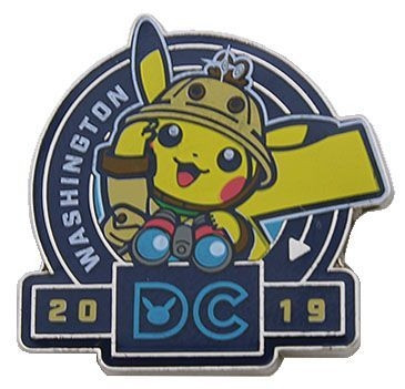 Washington DC 2019 World Championship Pin Badge、Pokemon、kayou