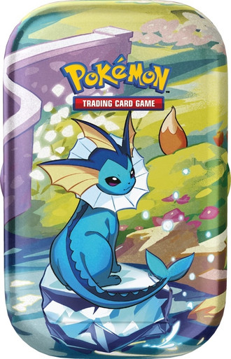 EMPTY Prismatic Evolutions Mini Tin - Vaporeon、Pokemon、kayou