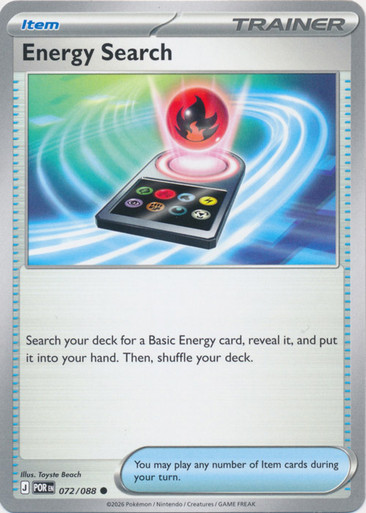 ME Perfect Order 072/088 Energy Search、Pokemon、kayou