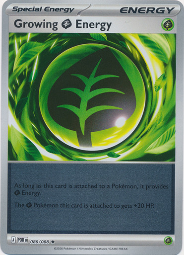 ME Perfect Order 086/088 Growing Grass Energy (Reverse Holo)、Pokemon、kayou