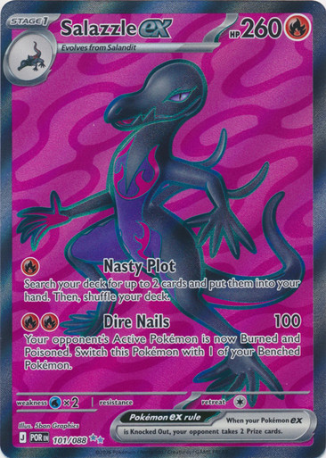 ME Perfect Order 101/088 Salazzle ex (Full Art)、Pokemon、kayou