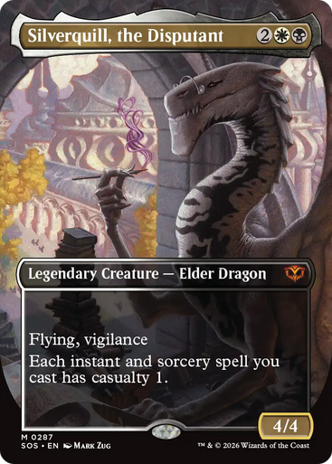 Silverquill, the Disputant (Borderless Art) | Secrets of Strixhaven、Magic: The Gathering、kayou