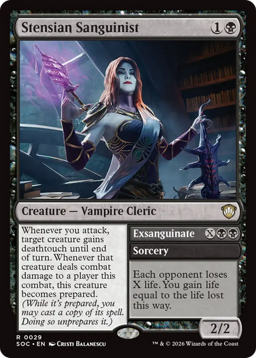 Stensian Sanguinist // Exsanguinate | Secrets of Strixhaven Commander、Magic: The Gathering、kayou