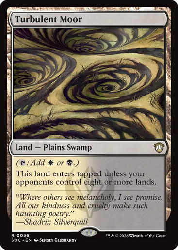 Turbulent Moor | Secrets of Strixhaven Commander、Magic: The Gathering、kayou