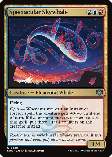 Spectacular Skywhale | Secrets of Strixhaven、Magic: The Gathering、kayou