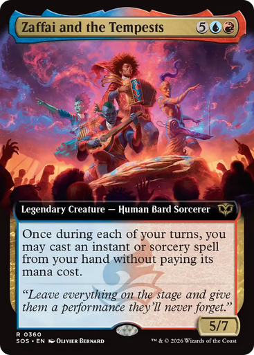 Zaffai and the Tempests (Extended Art) | Secrets of Strixhaven、Magic: The Gathering、kayou