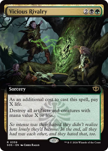 Vicious Rivalry (Extended Art) | Secrets of Strixhaven、Magic: The Gathering、kayou