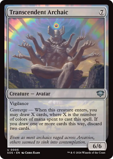 Transcendent Archaic (Foil) | Secrets of Strixhaven、Magic: The Gathering、kayou