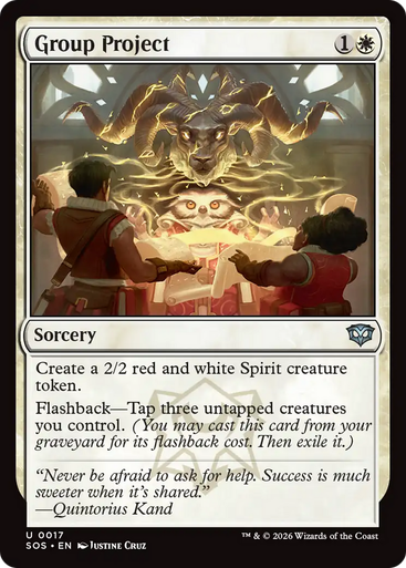 Group Project (Foil) | Secrets of Strixhaven、Magic: The Gathering、kayou