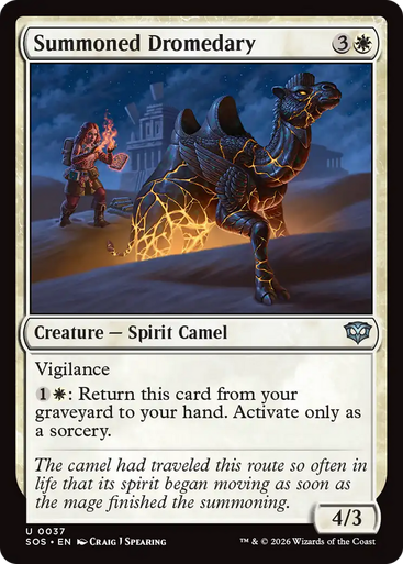 Summoned Dromedary (Foil) | Secrets of Strixhaven、Magic: The Gathering、kayou
