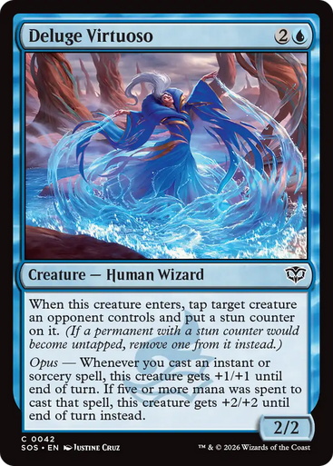 Deluge Virtuoso (Foil) | Secrets of Strixhaven、Magic: The Gathering、kayou