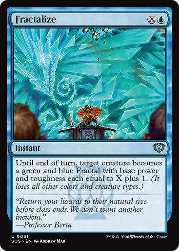 Fractalize (Foil) | Secrets of Strixhaven、Magic: The Gathering、kayou