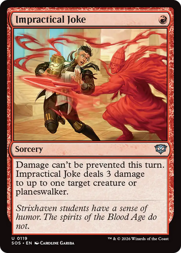 Impractical Joke (Foil) | Secrets of Strixhaven、Magic: The Gathering、kayou