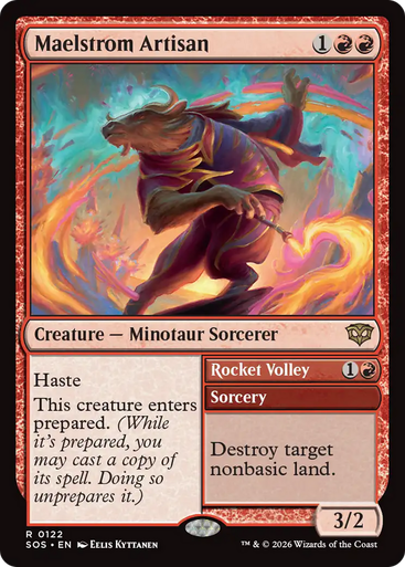 Maelstrom Artisan // Rocket Volley (Foil) | Secrets of Strixhaven、Magic: The Gathering、kayou