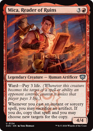 Mica, Reader of Ruins (Foil) | Secrets of Strixhaven、Magic: The Gathering、kayou