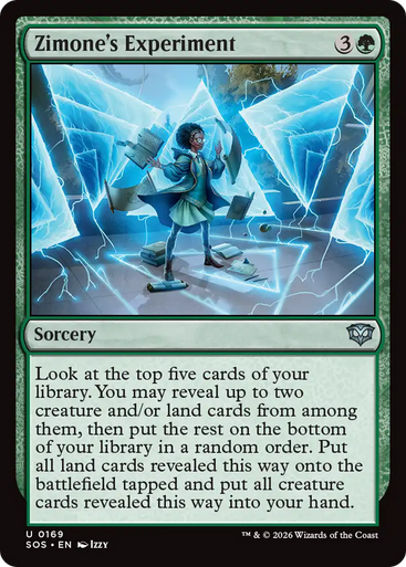 Zimone's Experiment (Foil) | Secrets of Strixhaven、Magic: The Gathering、kayou