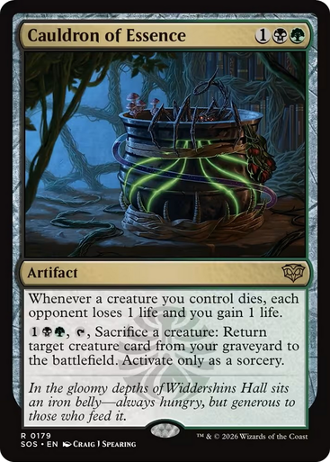 Cauldron of Essence (Foil) | Secrets of Strixhaven、Magic: The Gathering、kayou