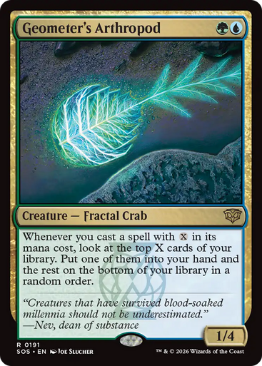 Geometer's Arthropod (Foil) | Secrets of Strixhaven、Magic: The Gathering、kayou