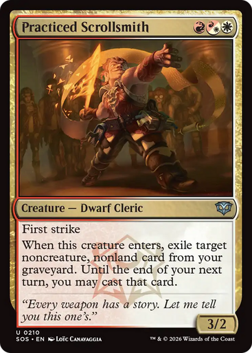 Practiced Scrollsmith (Foil) | Secrets of Strixhaven、Magic: The Gathering、kayou
