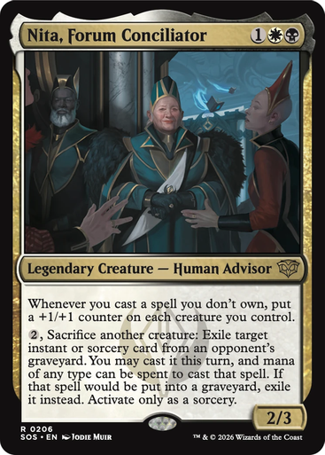 Nita, Forum Conciliator (Foil) | Secrets of Strixhaven、Magic: The Gathering、kayou
