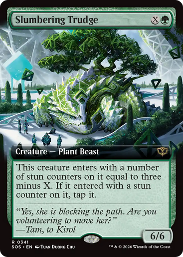 Slumbering Trudge (Extended Art Foil) | Secrets of Strixhaven、Magic: The Gathering、kayou