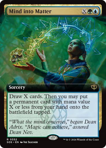 Mind into Matter (Extended Art Foil) | Secrets of Strixhaven、Magic: The Gathering、kayou