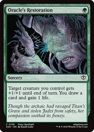 Oracle's Restoration (Foil) | Secrets of Strixhaven、Magic: The Gathering、kayou