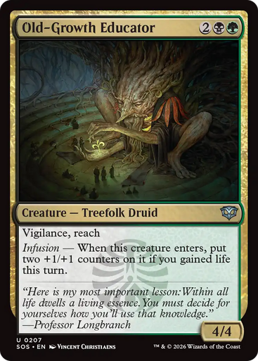 Old-Growth Educator (Foil) | Secrets of Strixhaven、Magic: The Gathering、kayou