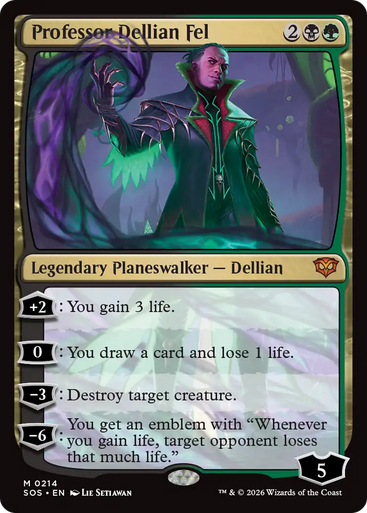 Professor Dellian Fel (Foil) | Secrets of Strixhaven、Magic: The Gathering、kayou