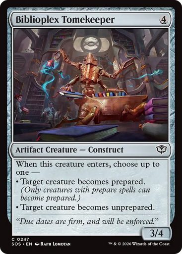 Biblioplex Tomekeeper (Foil) | Secrets of Strixhaven、Magic: The Gathering、kayou