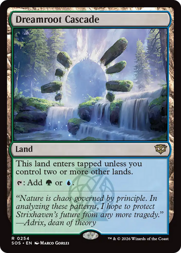 Dreamroot Cascade (Foil) | Secrets of Strixhaven、Magic: The Gathering、kayou