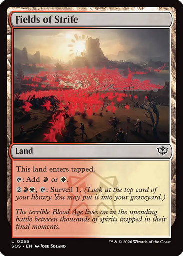 Fields of Strife (Foil) | Secrets of Strixhaven、Magic: The Gathering、kayou