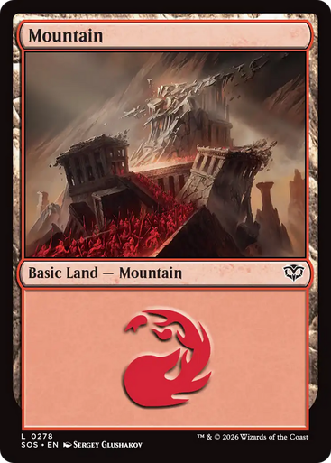 Mountain (#278) (Foil) | Secrets of Strixhaven、Magic: The Gathering、kayou