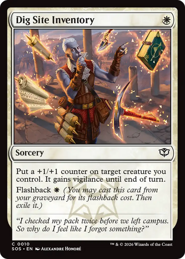 Dig Site Inventory (Foil) | Secrets of Strixhaven、Magic: The Gathering、kayou