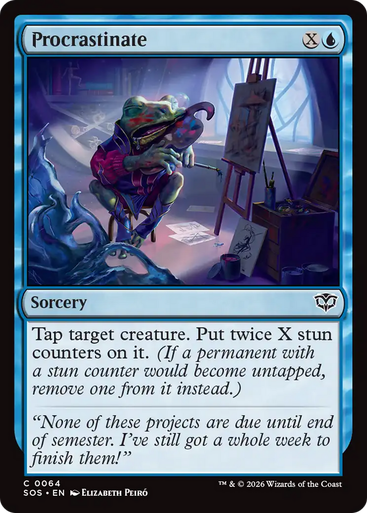 Procrastinate (Foil) | Secrets of Strixhaven、Magic: The Gathering、kayou