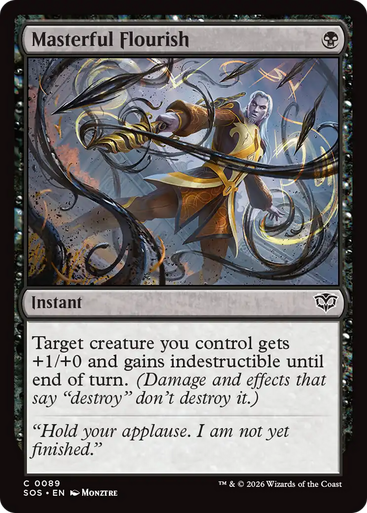 Masterful Flourish (Foil) | Secrets of Strixhaven、Magic: The Gathering、kayou