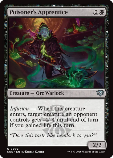 Poisoner's Apprentice (Foil) | Secrets of Strixhaven、Magic: The Gathering、kayou