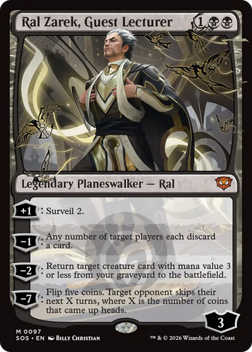 Ral Zarek, Guest Lecturer (Foil) | Secrets of Strixhaven、Magic: The Gathering、kayou