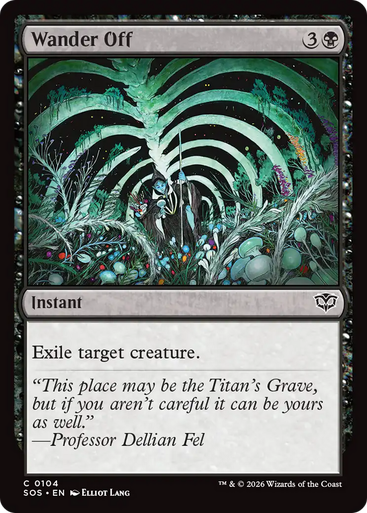Wander Off (Foil) | Secrets of Strixhaven、Magic: The Gathering、kayou