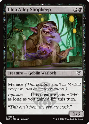 Ulna Alley Shopkeep (Foil) | Secrets of Strixhaven、Magic: The Gathering、kayou