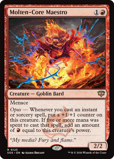 Molten-Core Maestro (Foil) | Secrets of Strixhaven、Magic: The Gathering、kayou