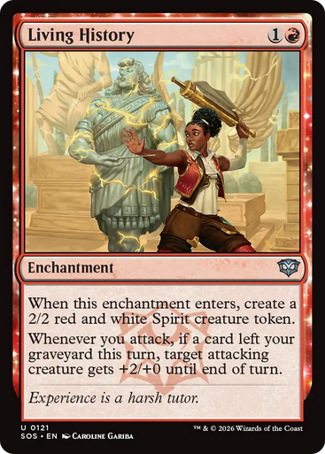 Living History (Foil) | Secrets of Strixhaven、Magic: The Gathering、kayou