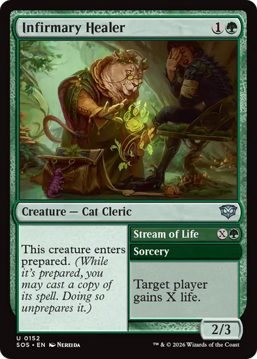 Infirmary Healer // Stream of Life (Foil) | Secrets of Strixhaven、Magic: The Gathering、kayou